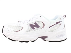 New Balance white/silver metallic 530 sneaker